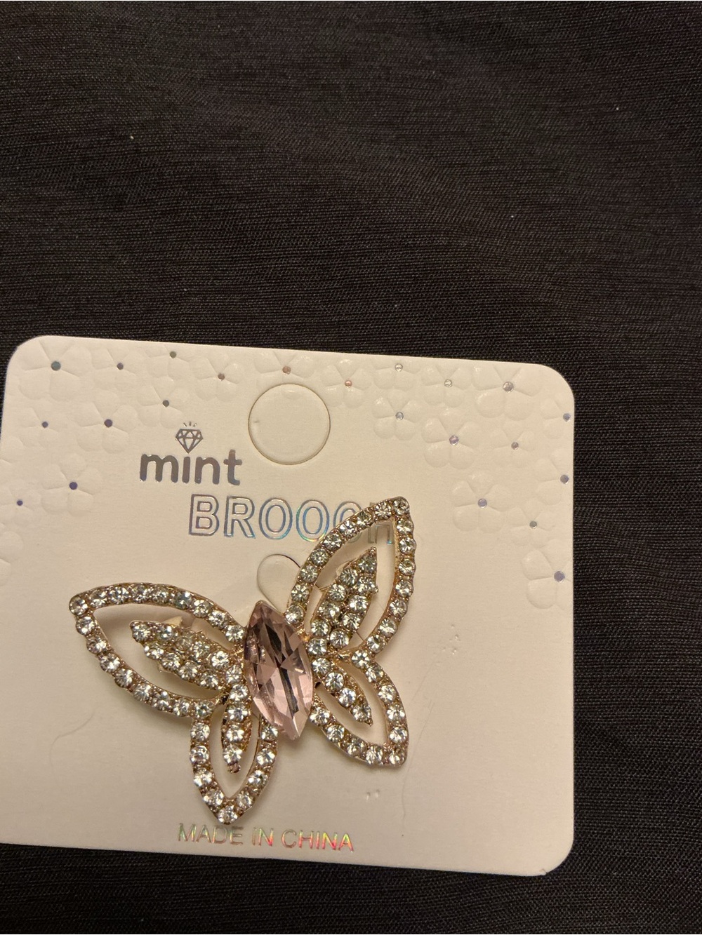 Brooch on Display Card